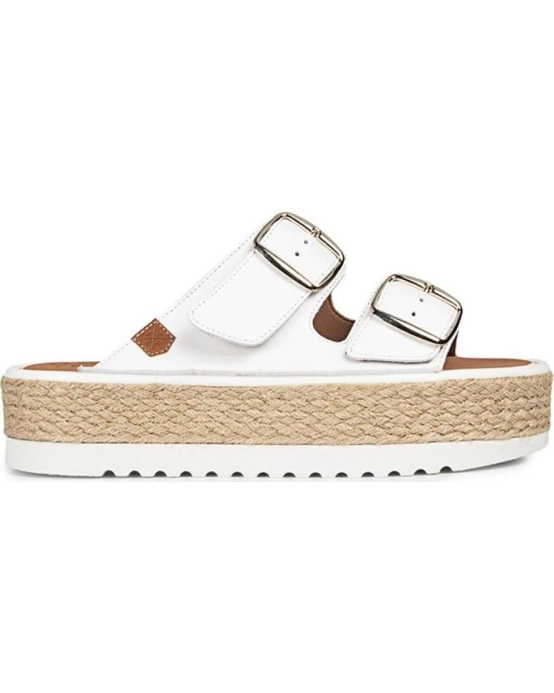 ZUECO POPA COLLAO BLANCO PLATAFORMA BLANCO