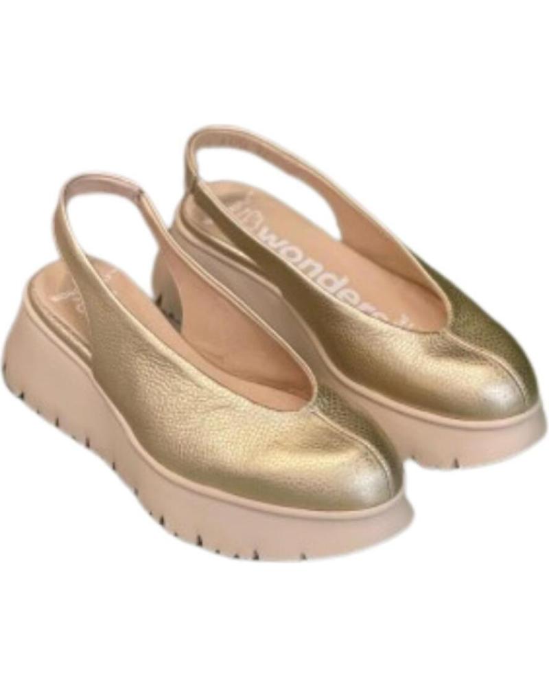 WONDERS WONDERS SANDALIA SLINGBACK C-33152 PLATEADO