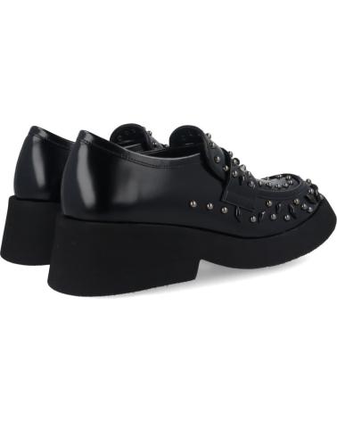 MOCASSIN NOA HARMON 9832 NOIR À CLOUS MÉTALLIQUES NEGRO