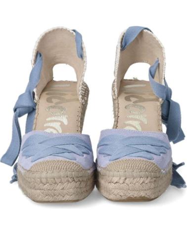 VIDORETTA 1172THTI KEIL-ESPADRILLES AUS BLAUEM HANF AZUL