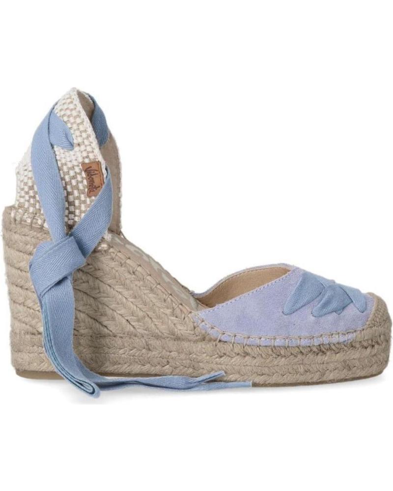 VIDORETTA 1172THTI KEIL-ESPADRILLES AUS BLAUEM HANF AZUL
