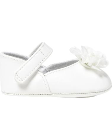 MAYORAL BALLERINES BÉBÉ BLANCHES 9902 AVEC NŒUD FLORAL BLANCO