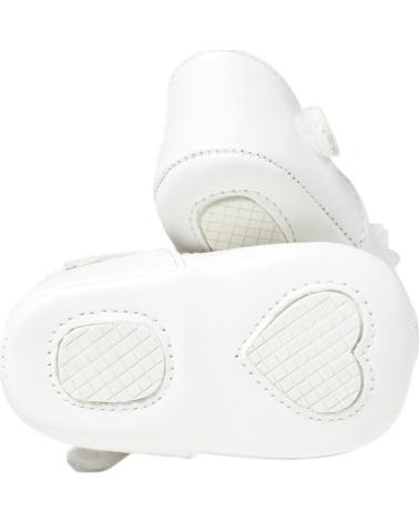 MAYORAL SABRINAS BEBÉ BRANCAS 9902 COM LAÇO FLORAL BLANCO