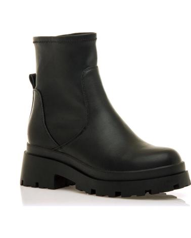MTNG BOTINES PLANOS MUJER MUSTANG 54579 NEGRO