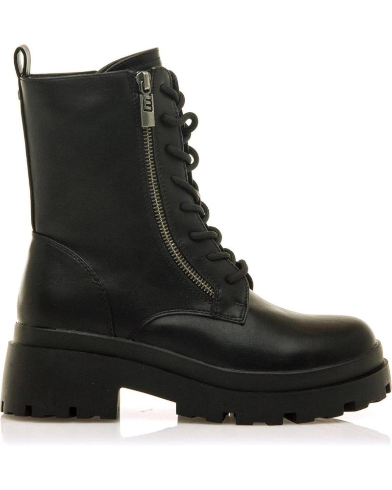 MTNG BOTINES PLANOS MUJER MUSTANG 54587 NEGRO