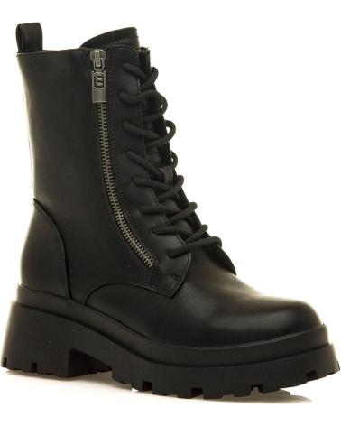 MTNG BOTINES PLANOS MUJER MUSTANG 54587 NEGRO