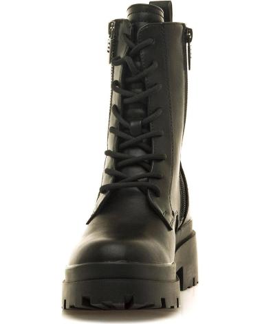 MTNG BOTINES PLANOS MUJER MUSTANG 54587 NEGRO