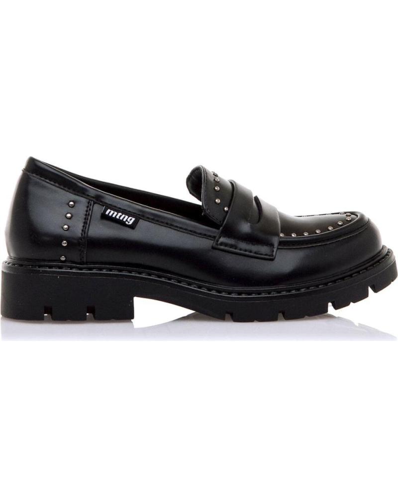 MOCASSINI MTNG 49340 NERI DA RAGAZZA NEGRO