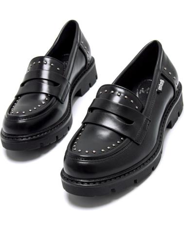 MOCASSINI MTNG 49340 NERI DA RAGAZZA NEGRO