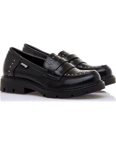 MOCASSINI MTNG 49340 NERI DA RAGAZZA NEGRO