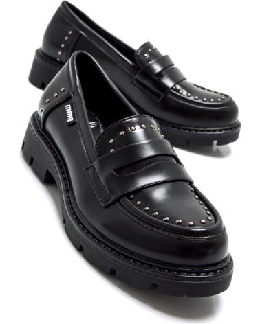 MOCASSINI MTNG 49340 NERI DA RAGAZZA NEGRO