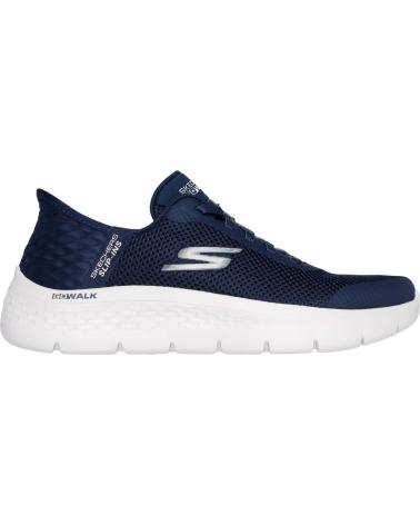SKECHERS GO WALK FLEX-GRAND 124836 SLIP-INS NAVY-WHITE AZUL MARINO NVW NVW