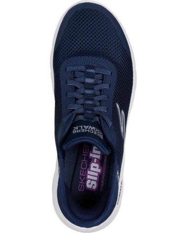 SKECHERS GO WALK FLEX-GRAND 124836 SLIP-INS NAVY-WHITE AZUL MARINO NVW NVW