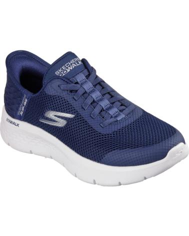 SKECHERS GO WALK FLEX-GRAND 124836 SLIP-INS NAVY-WHITE AZUL MARINO NVW NVW