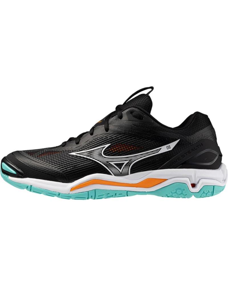MIZUNO ZAPATILLAS WAVE STEALTH 6 BALONMANO VOLEY BADMINTON NEGRO
