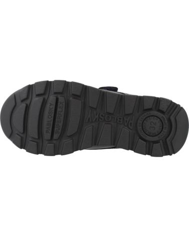 PABLOSKY BLUCHER COLEGIAL VELCRO FLOR MARINO AZUL MARINO