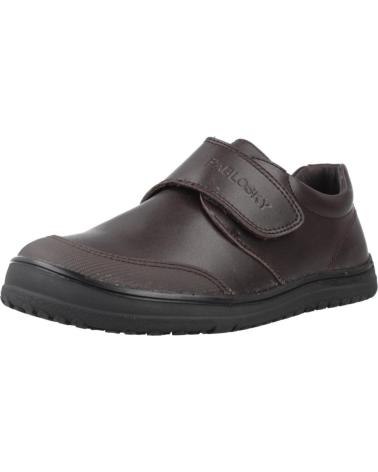 PABLOSKY MODELO 355595P - ZAPATOS ESCOLARES MARRONES CON VELCRO MARRON