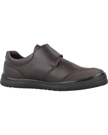 PABLOSKY MODELO 355595P - ZAPATOS ESCOLARES MARRONES CON VELCRO MARRON