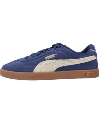 PUMA CLUB II ERA SUEDE AZUL COM SOLA CARAMELO BLUE
