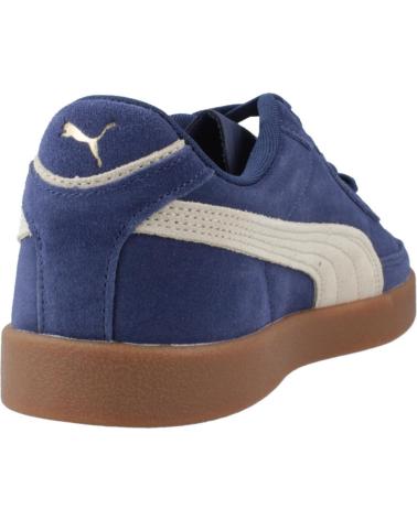 PUMA CLUB II ERA SUEDE BLU CON SUOLA CARAMELLO BLUE