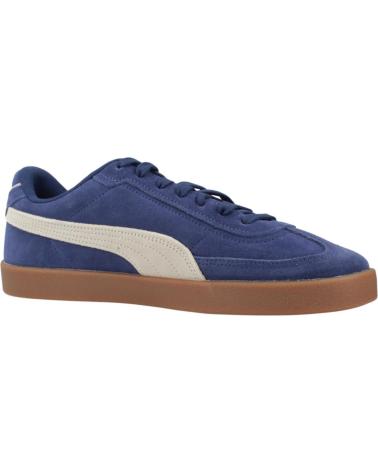 PUMA CLUB II ERA SUEDE BLU CON SUOLA CARAMELLO BLUE