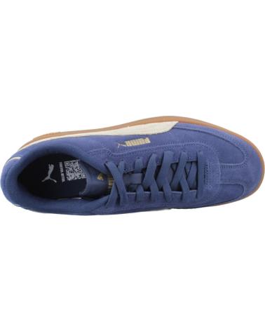 PUMA CLUB II ERA SUEDE BLU CON SUOLA CARAMELLO BLUE