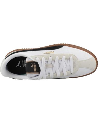 PUMA CLUB KAYZER OG - TÊNIS CASUAL BRANCO COM FAIXA PRETA E SOLA DE BORRACHA WHITE