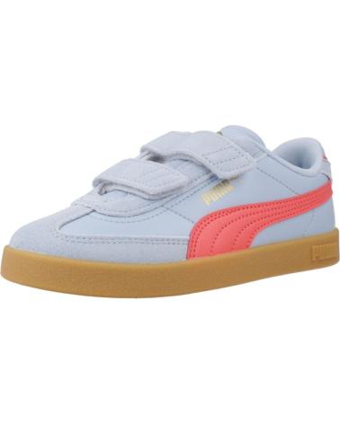 PUMA CLUB II ERA V PS - TÊNIS CASUAIS INFANTIS COM VELCRO, AZUL BLUE