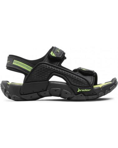 SANDALIAS IPANEMA RIDER TENDER XI 83066 CON VELCRO NEGRAS NEGRO