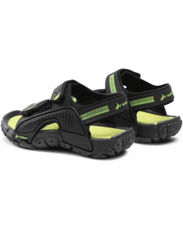 SANDALIAS IPANEMA RIDER TENDER XI 83066 CON VELCRO NEGRAS NEGRO