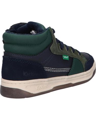 Botines de Niño KICKERS 910890-30 KICKOSTA 103 MARINE VERT