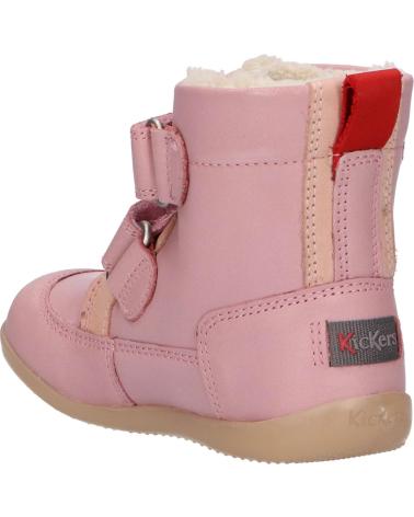 Botas de Niña KICKERS 909770-10 BAMAKRATCH CUIR 13 ROSE