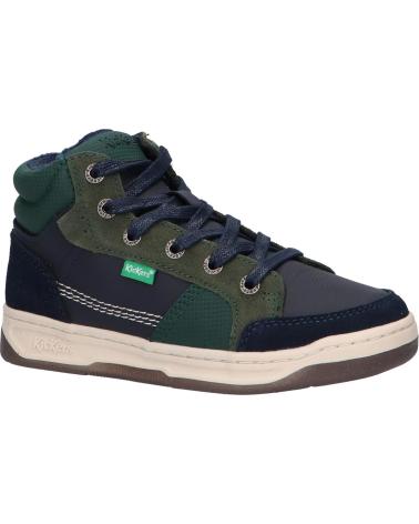 Botines de Niño KICKERS 910890-30 KICKOSTA 103 MARINE VERT