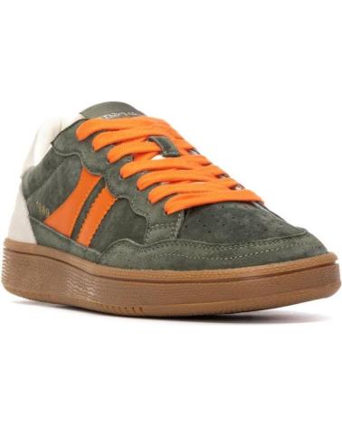 TEDDY SMITH 120310 KHAKI SNEAKERS WITH ORANGE LACES KAKI