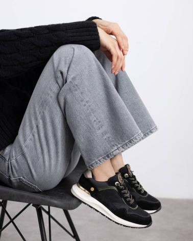 SNEAKERS CASUAL XTI 144206 NERO NEGRO