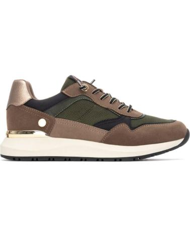 Zapatillas-casual-para-mujer-XTI-DEPORTIVO XTI MODELO 144206 SNEAKERS KAKI COMBINADO-KAKI