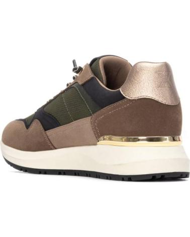 Zapatillas-casual-para-mujer-XTI-DEPORTIVO XTI MODELO 144206 SNEAKERS KAKI COMBINADO-KAKI