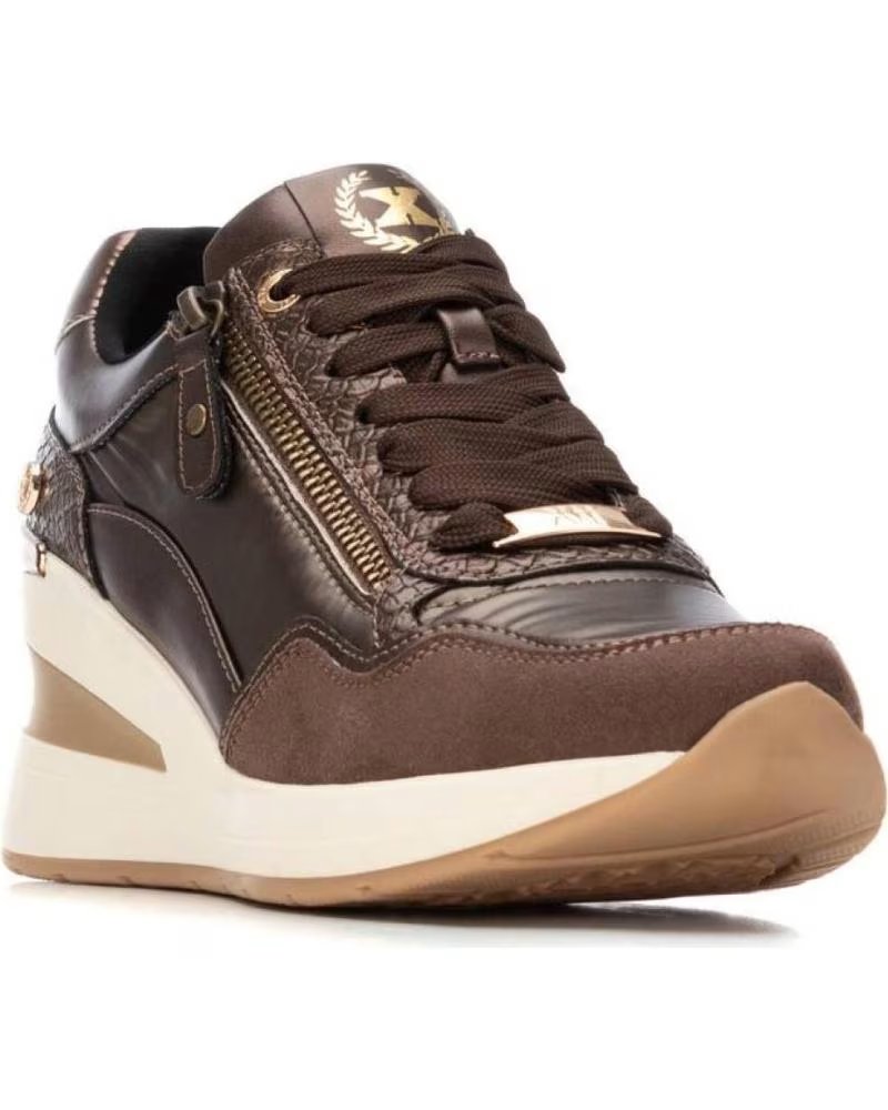 Casual-sneakers-for-women-XTI-XTI 144382 CASUAL SNEAKERS BRONZE BROWN ...