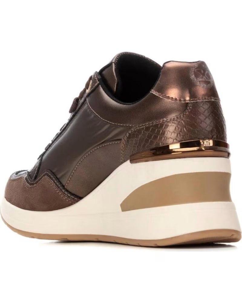 Casual-sneakers-for-women-XTI-XTI 144382 CASUAL SNEAKERS BRONZE BROWN ...