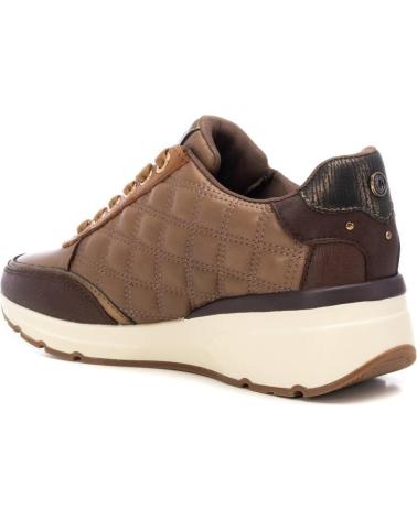 CARMELA 161954 BROWN CASUAL SNEAKERS WITH DECORATIVE ZIPPER MARRON