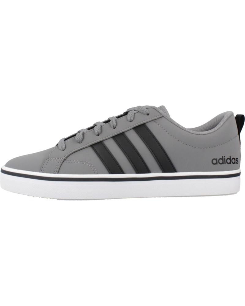 ADIDAS VS PACE 2.0 HP6007 - TÊNIS URBANOS CINZA COM LISTRAS PRETAS GRIS