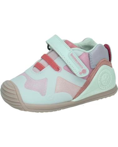 CHAUSSURES PREMIERS PAS BIOMECANICS 212152 BLANC-ROSE BLANCO-ROSA