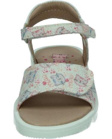 SANDALIAS GARVALIN 212326 BLANCAS CON ESTAMPADO BLANCO