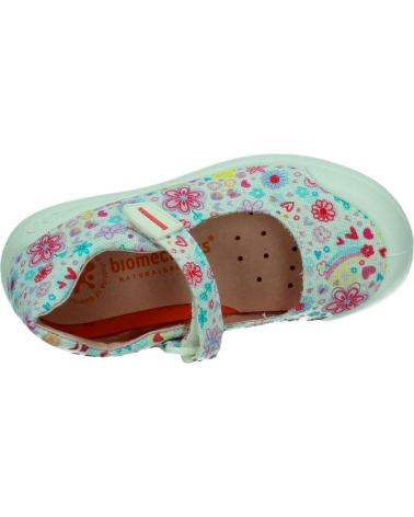 BIOMECANICS 222270-B: KINDER-SPANGENSCHUHE MIT BLUMENMUSTER BLANCO