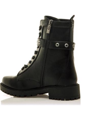 STIVALI STILE MILITARE MTNG 54771 NERI CON FIBBIE NEGRO