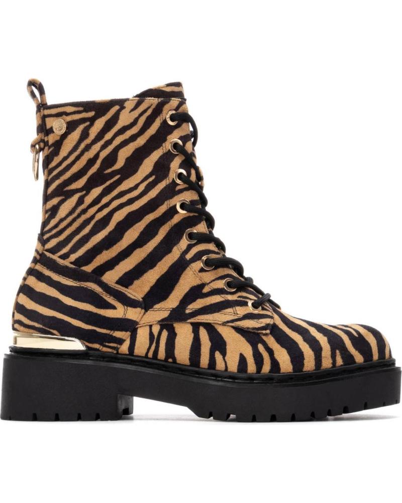 XTI 144391 ZEBRA PRINT COMBAT BOOTS CEBRA