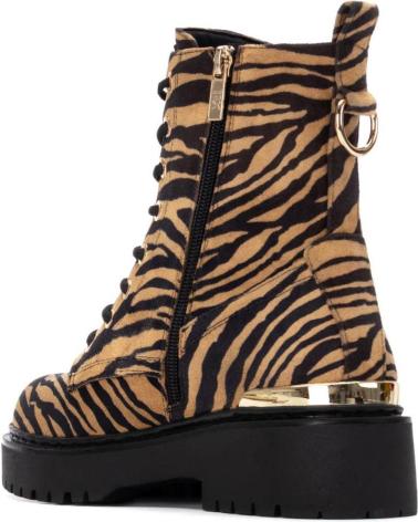 XTI 144391 ZEBRA PRINT COMBAT BOOTS CEBRA