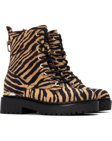 XTI 144391 ZEBRA PRINT COMBAT BOOTS CEBRA