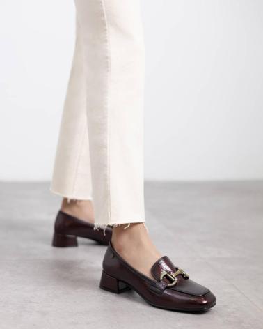 CARMELA 162539 BURGUNDY LOAFERS BURDEOS