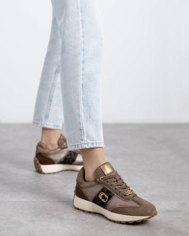 CARMELA DEPORTIVO EN COLOR PARA MUJER TAUPE